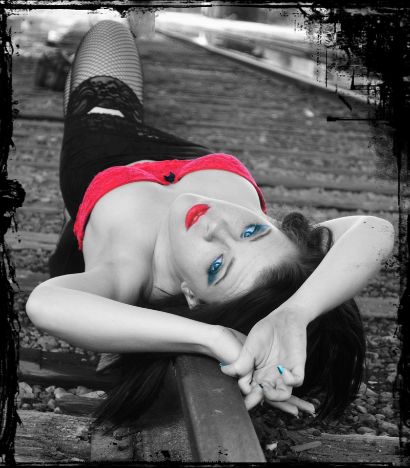 Female model photo shoot of ErinMiller in Sirens Photo shoot in west bottoms, kcmo