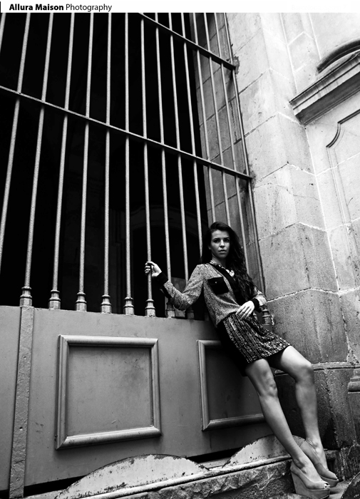 Female model photo shoot of Allura Maison in Barcelona, Spain