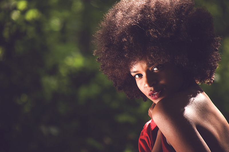 Male and Female model photo shoot of Yinka Idowu and Rissikat in Forest