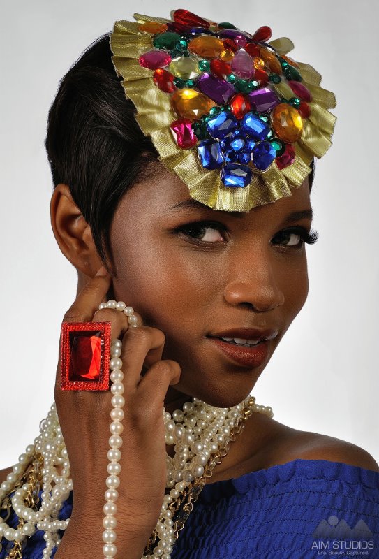 Female model photo shoot of Shakita Ferguson in Fashion Design Center
