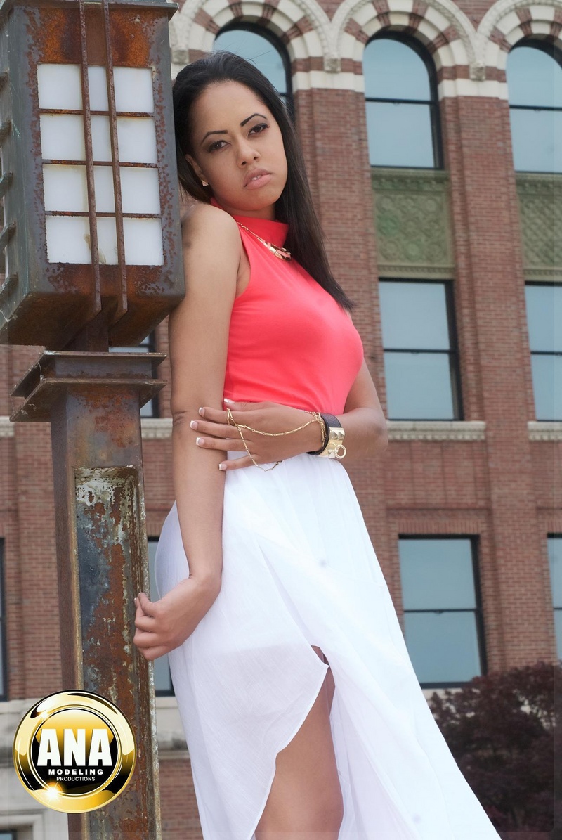 Female model photo shoot of Kristina Milani by JQ:FIYAR in Detroit River Walk