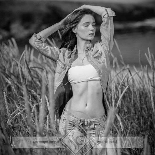 Female model photo shoot of HannahGracey in Murkle Beach, Caithness Scotland