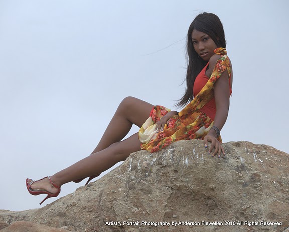 Female model photo shoot of Rel Lowe in Vazquez Rocks