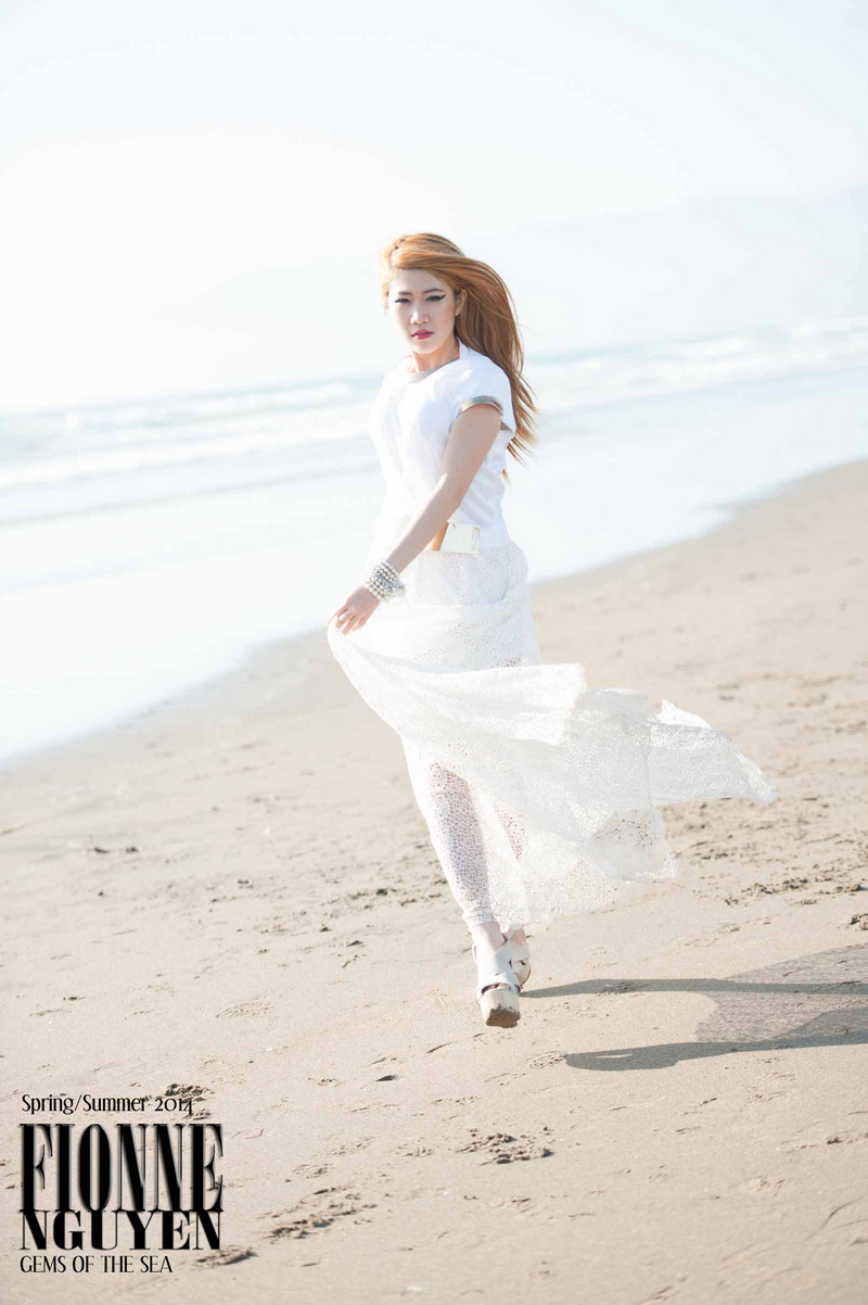 Female model photo shoot of FIONNENGUYEN in Ocean Beach