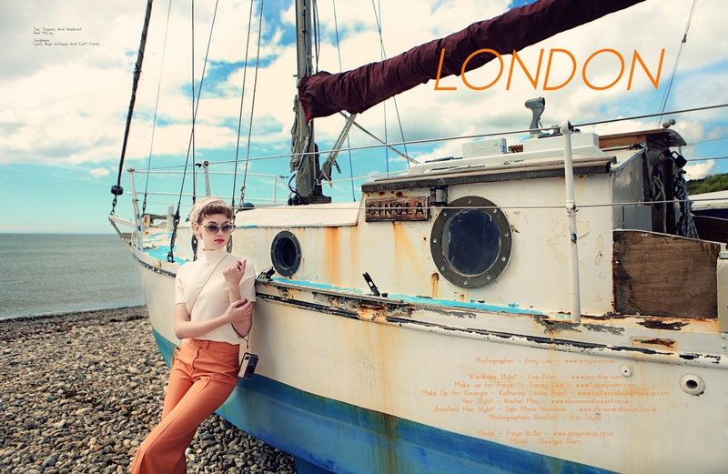 Female model photo shoot of Emy Lou Photography in Lyme Regus - UK