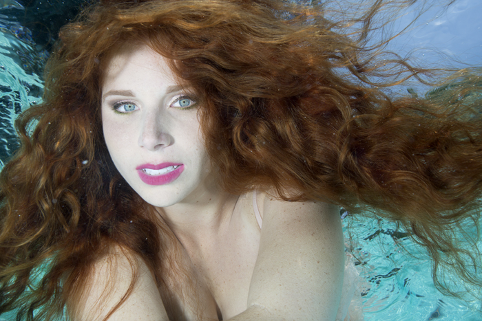 Female model photo shoot of melmel_underwater and Lauren Elizabeth Howard