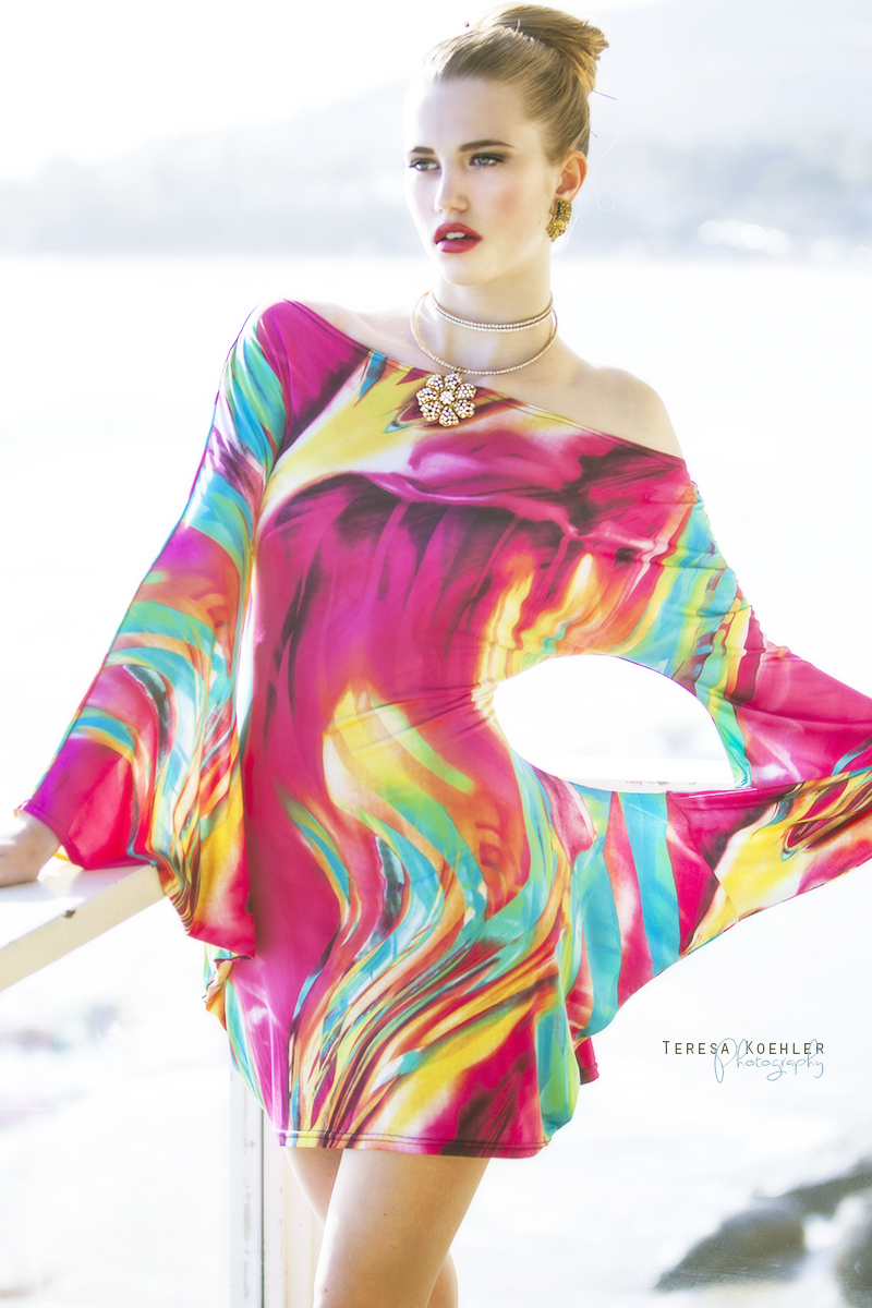 Female model photo shoot of Teresa Koehler Photogra in Laguna Beach