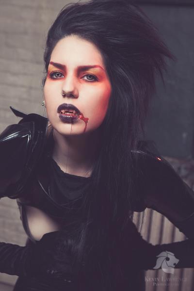 Female model photo shoot of AntiSaint by Kevin Lawrence Photogra