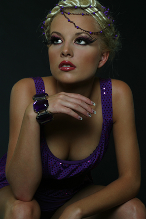 Female model photo shoot of Anya Makeup Art