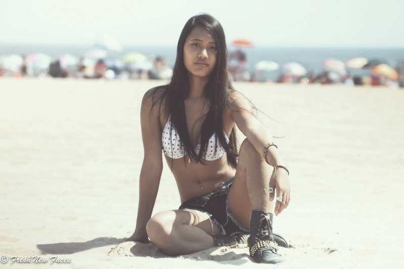 Female model photo shoot of Patricia Soberano in Brighton Beach