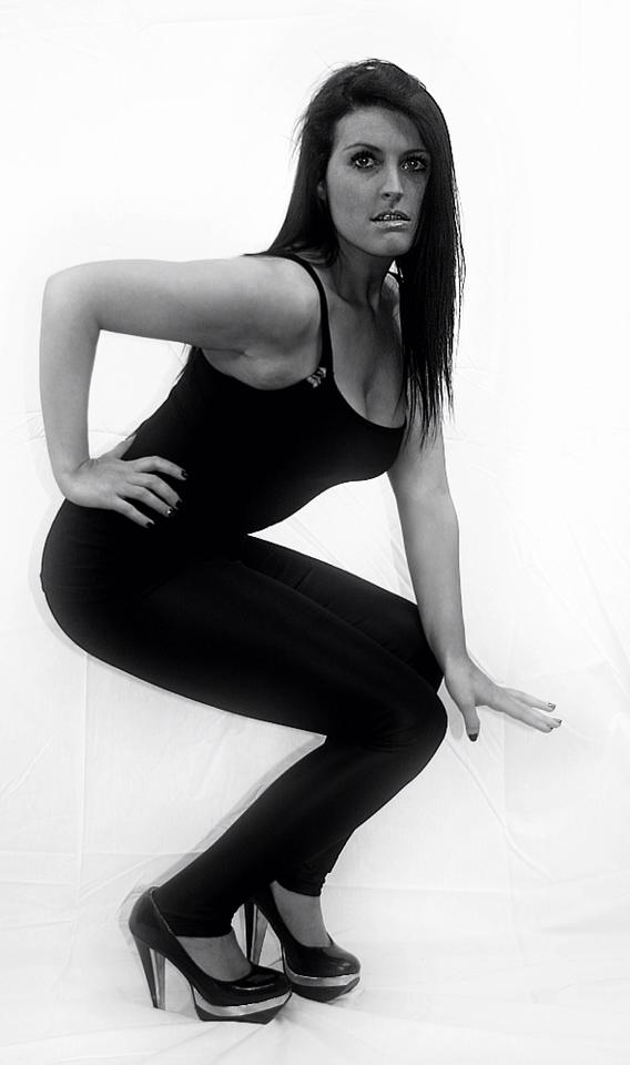 Female model photo shoot of Zoey Cook in Studio