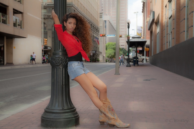 Female model photo shoot of KikiRae by Christopher Westley in San Antonio Tx
