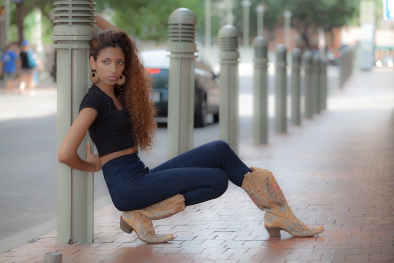 Female model photo shoot of KikiRae by Christopher Westley in San Antonio Tx