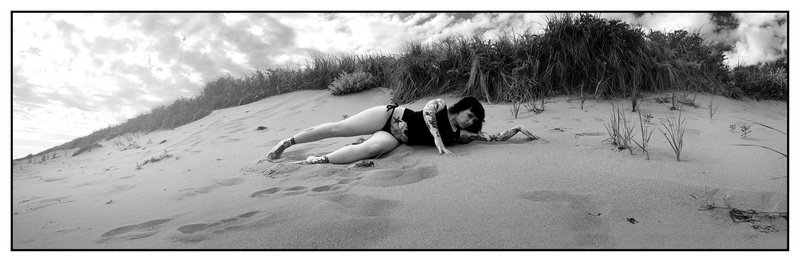 Male and Female model photo shoot of Bert van der Plas and Steph Knapper in Shediac, New Brunswick