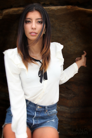 Female model photo shoot of VERA M DESIGNS in San Diego