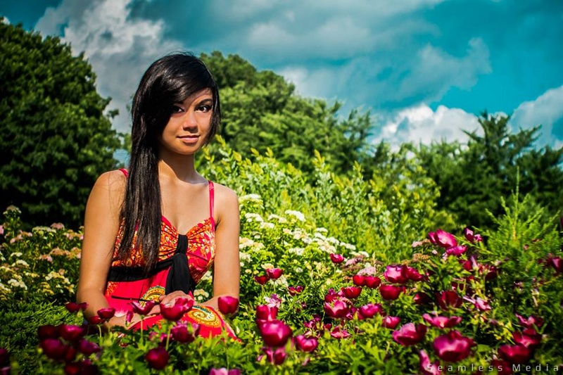 Female model photo shoot of TilleyGirl by Seamless Media in Rose Garden in Minneapolis, Minnesota