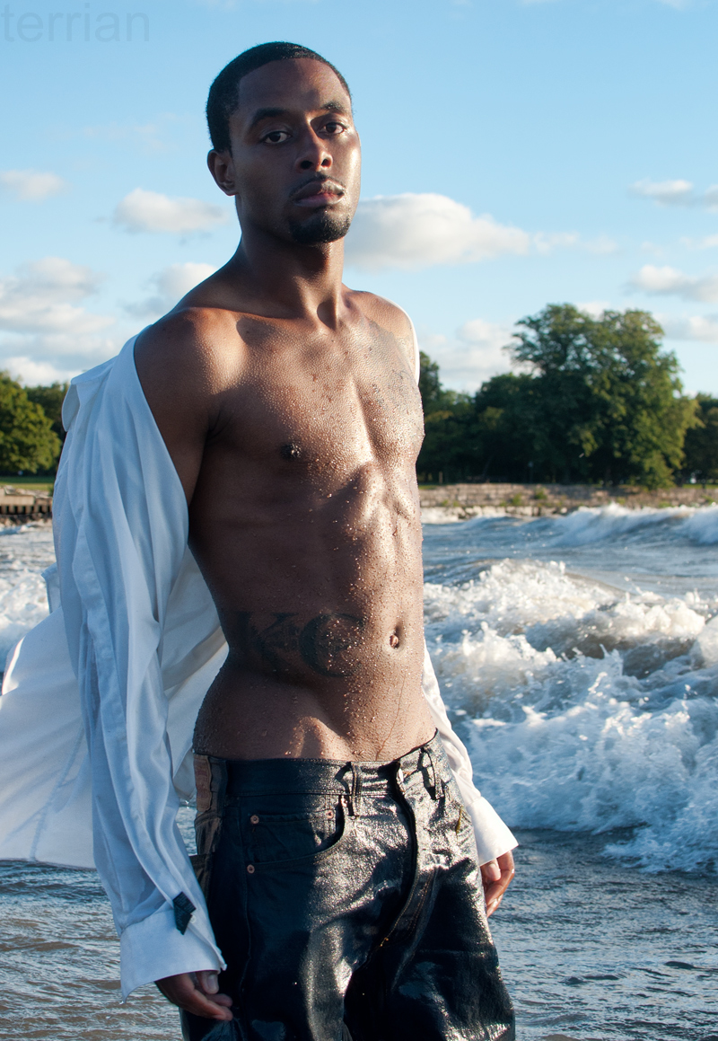 Male model photo shoot of Kendall Kershaw by TERRIAN - T WILL in 57th Street Beach, Chicago, IL