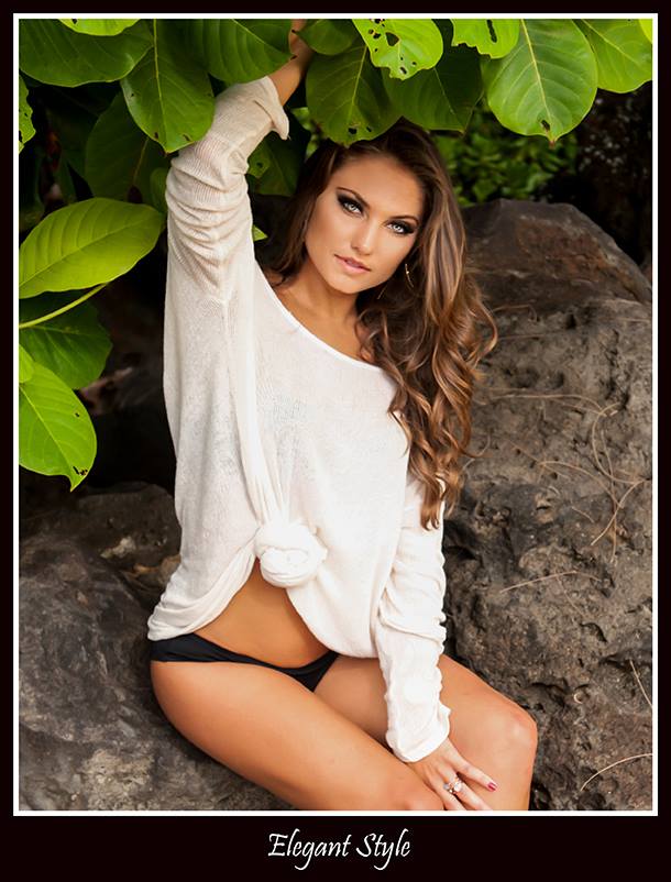 Female model photo shoot of Meilii Yannell in North Shore O'ahu