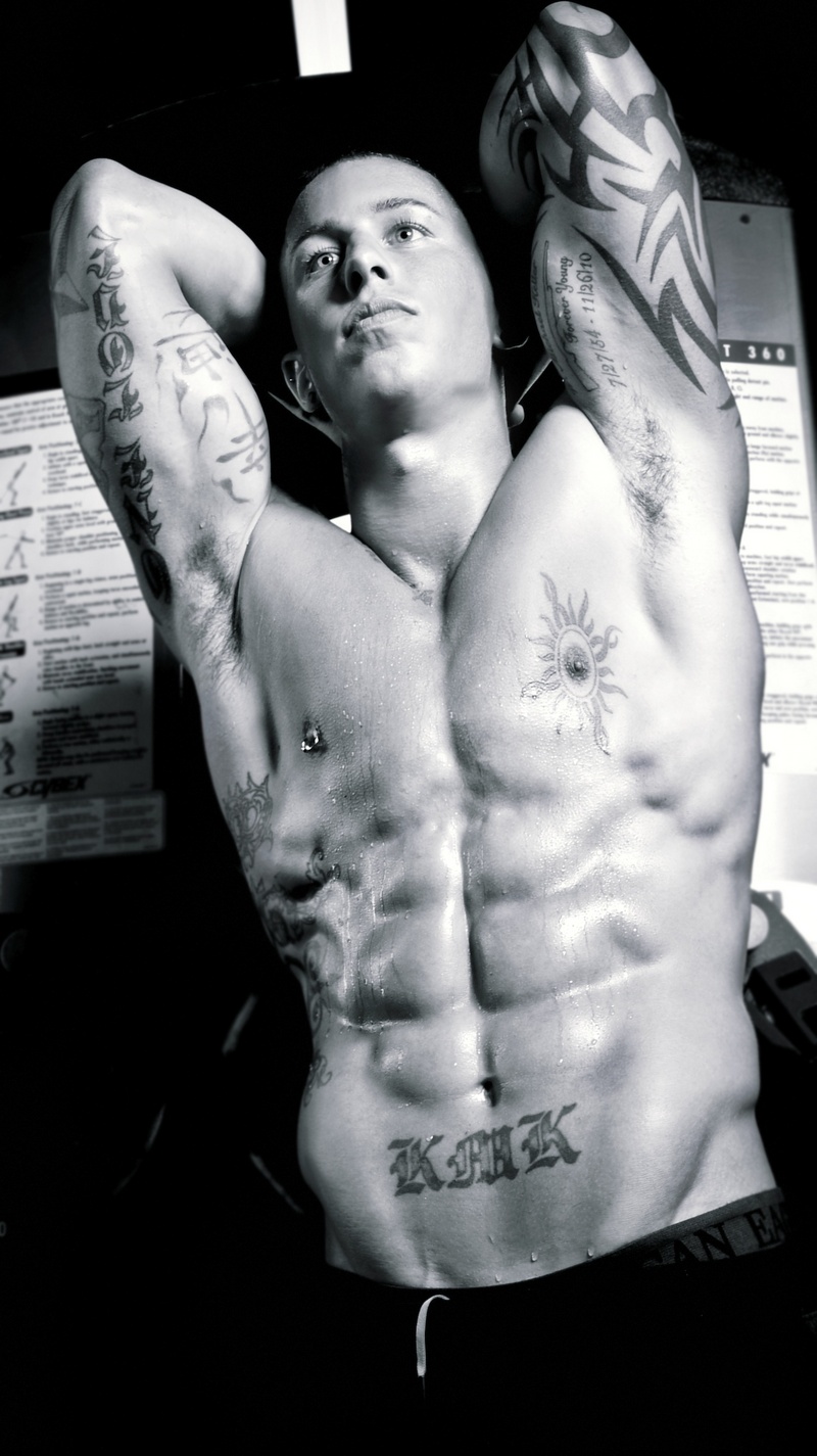 Male model photo shoot of MrPerfection  in Jabz gym
