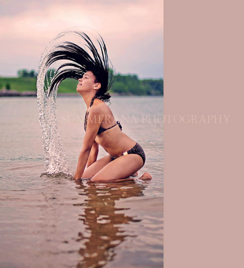 Female model photo shoot of Makea Love in Beach