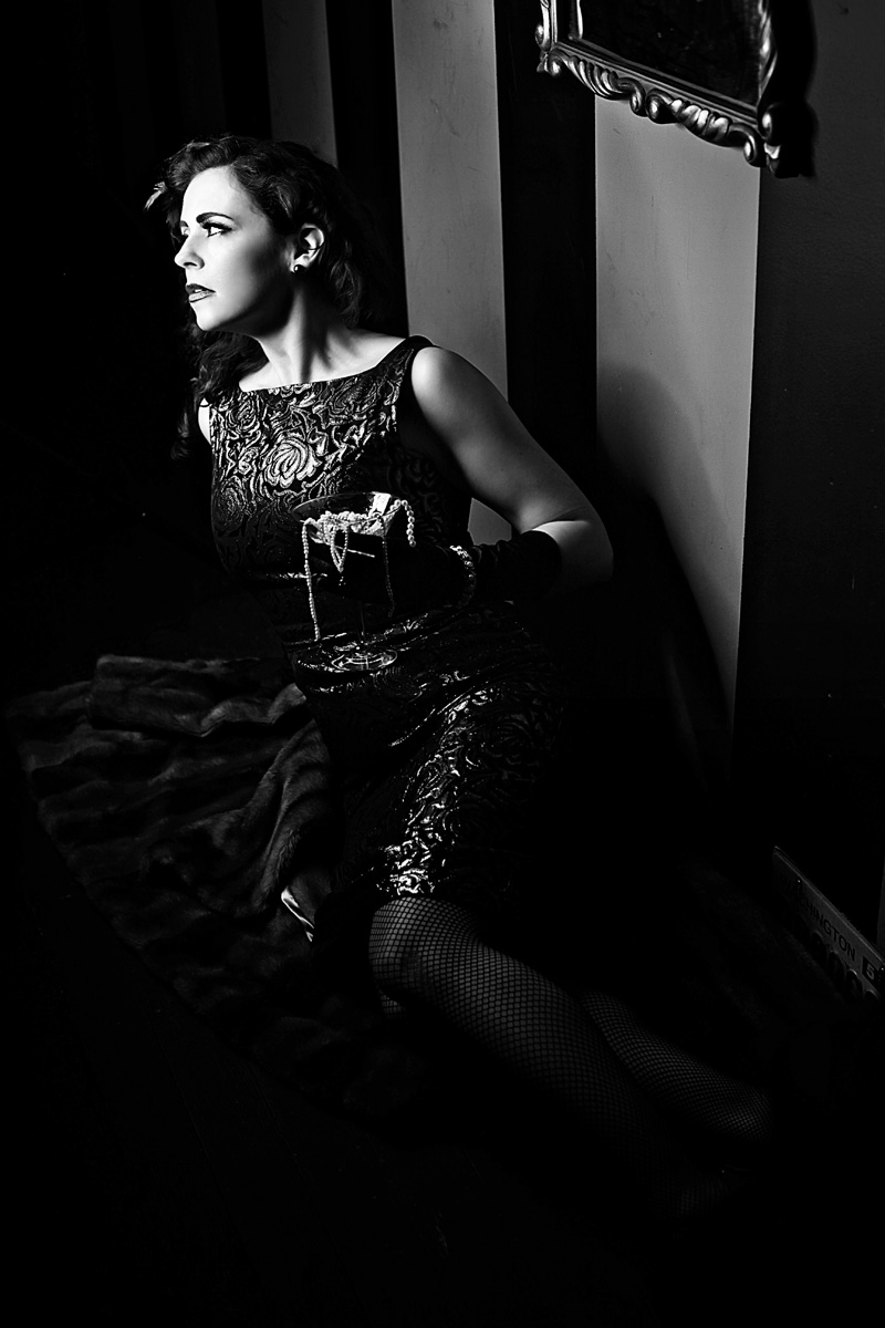 Female model photo shoot of Marie-Claude Samson in After Midnight Photography Studio