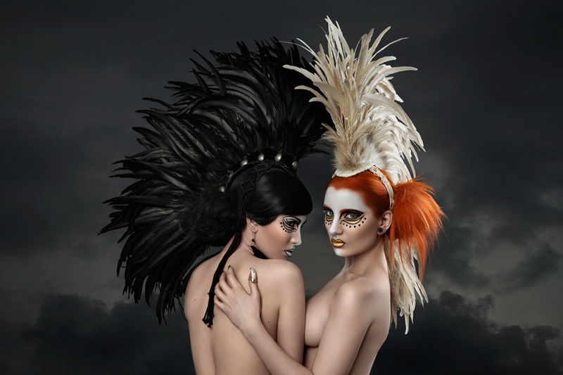 Male and Female model photo shoot of LowSociety and Ulorin Vex, retouched by AMarfoog