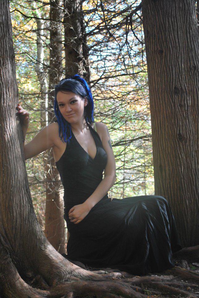 Female model photo shoot of DGina in Woods