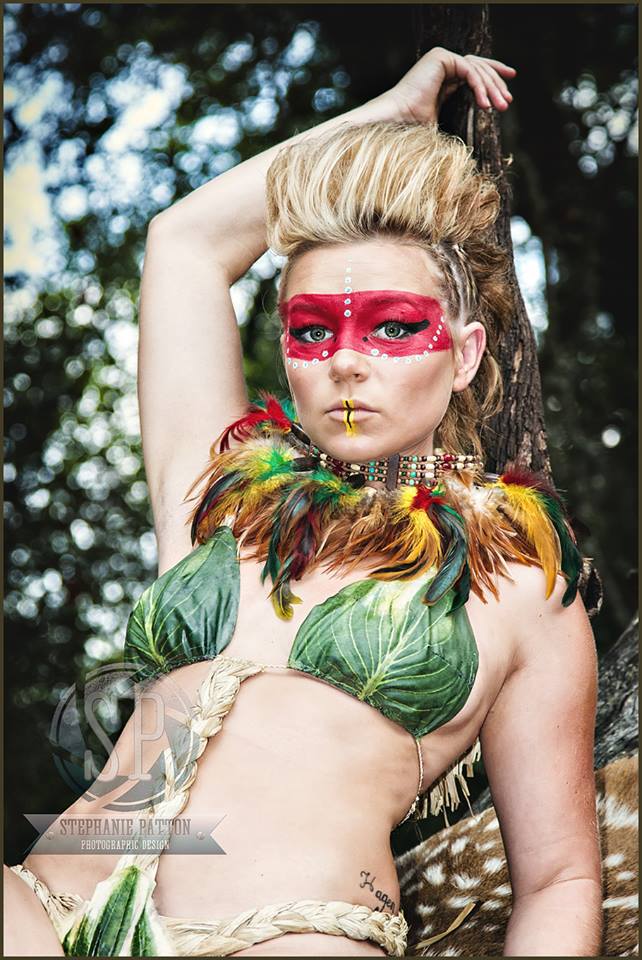Female model photo shoot of SGLF, makeup by Kati Ann Beauty Design