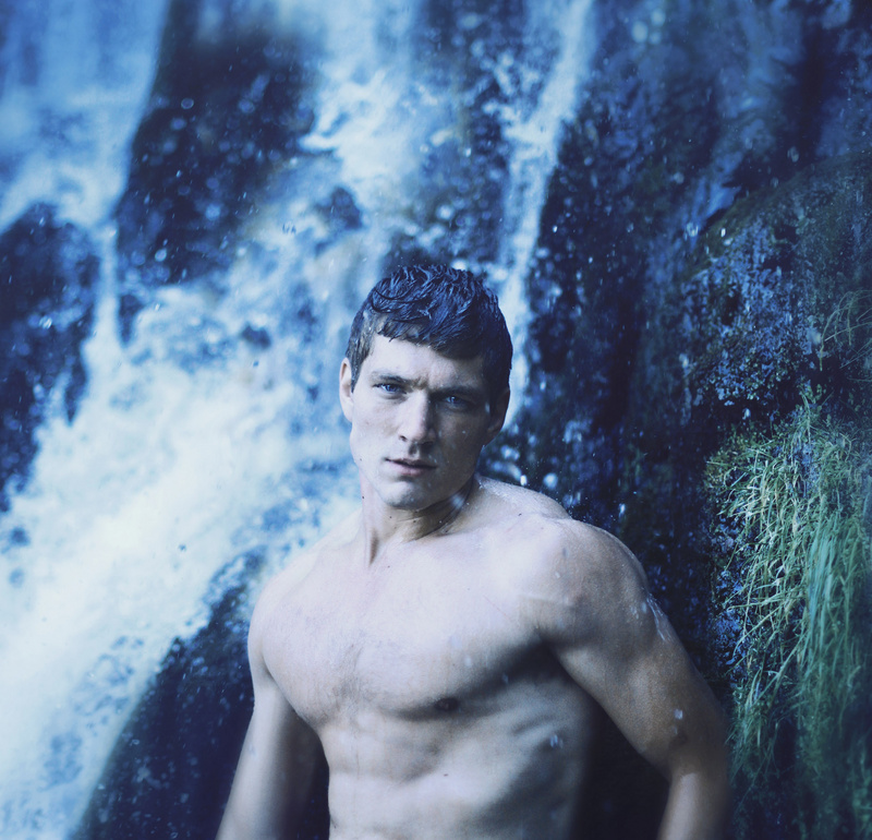 Male model photo shoot of Evan Walsh in Vidae Falls, Crater Lake, OR