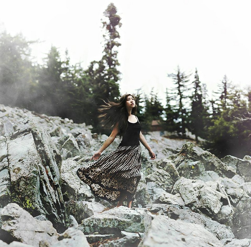 Female model photo shoot of Piper Lee in Mt. Baldy, California