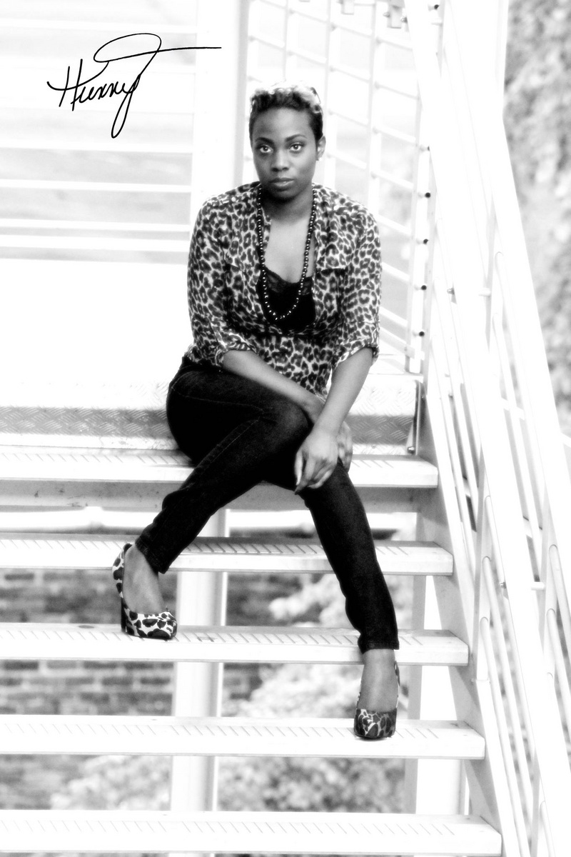 Female model photo shoot of MargueriteS by fish delicious, makeup by Shante Yuslay