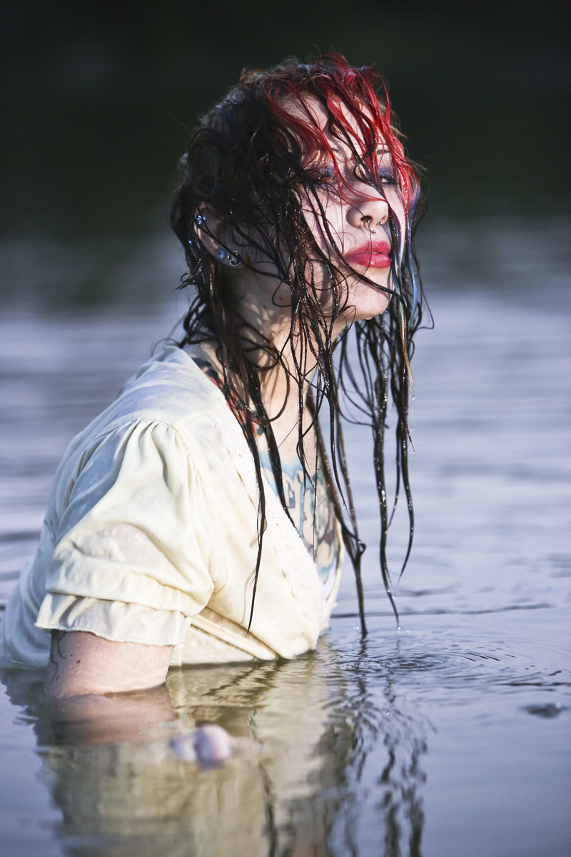 Female model photo shoot of Alethea138 in River
