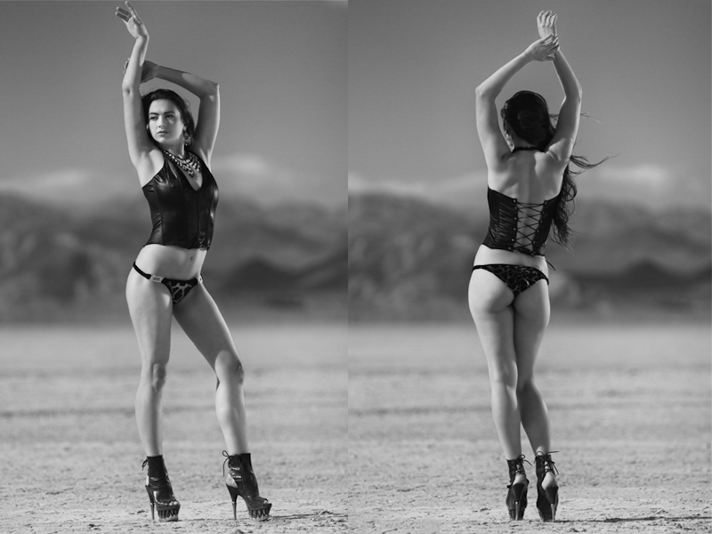 Female model photo shoot of Venus Mantrap