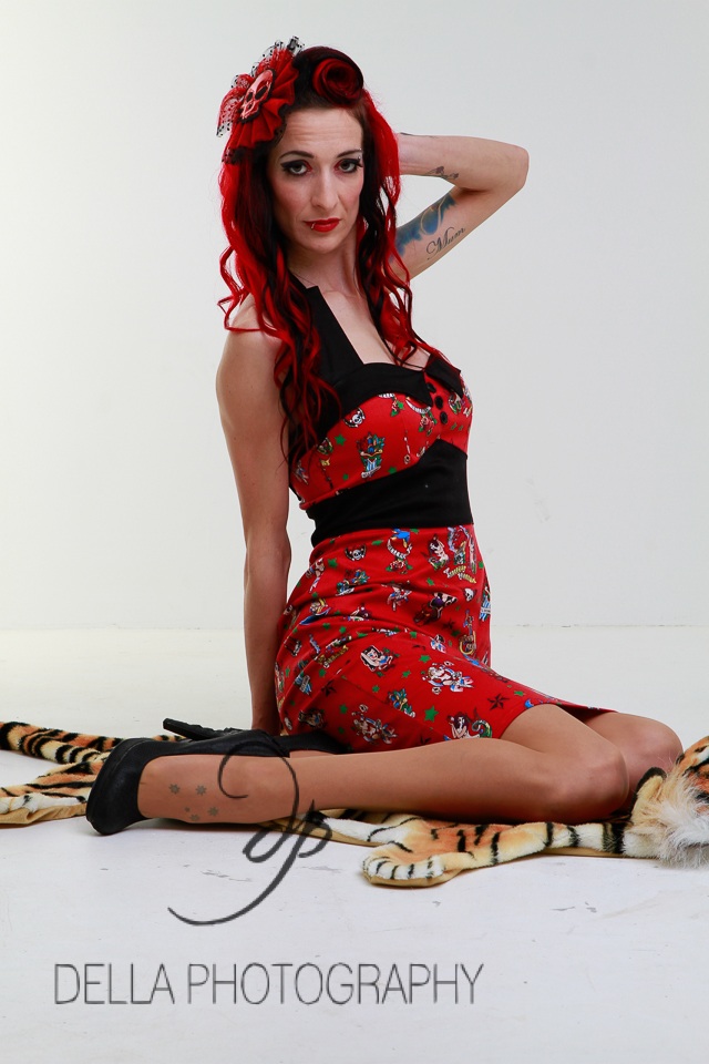 Female model photo shoot of Miss Ezza Vendetta in KT Studios