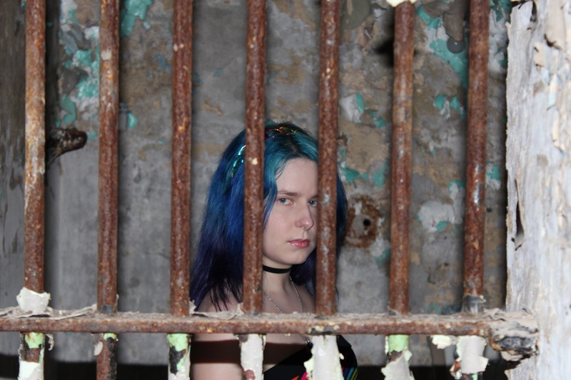 Female model photo shoot of Faeries Masquerade in Ohio State Reformatory in Mansfield, OH