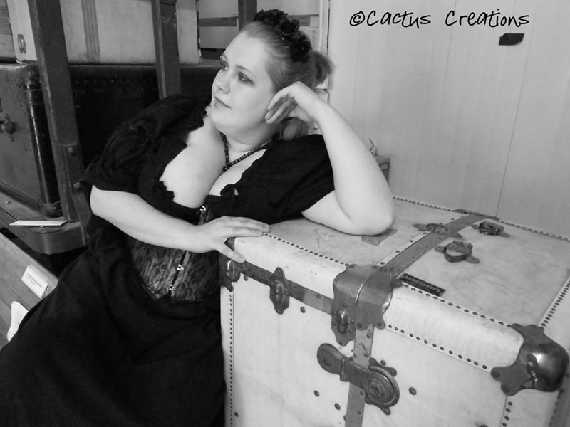 Female model photo shoot of ForsakenFury by Cactus Creations in Clark County Heritage Museum