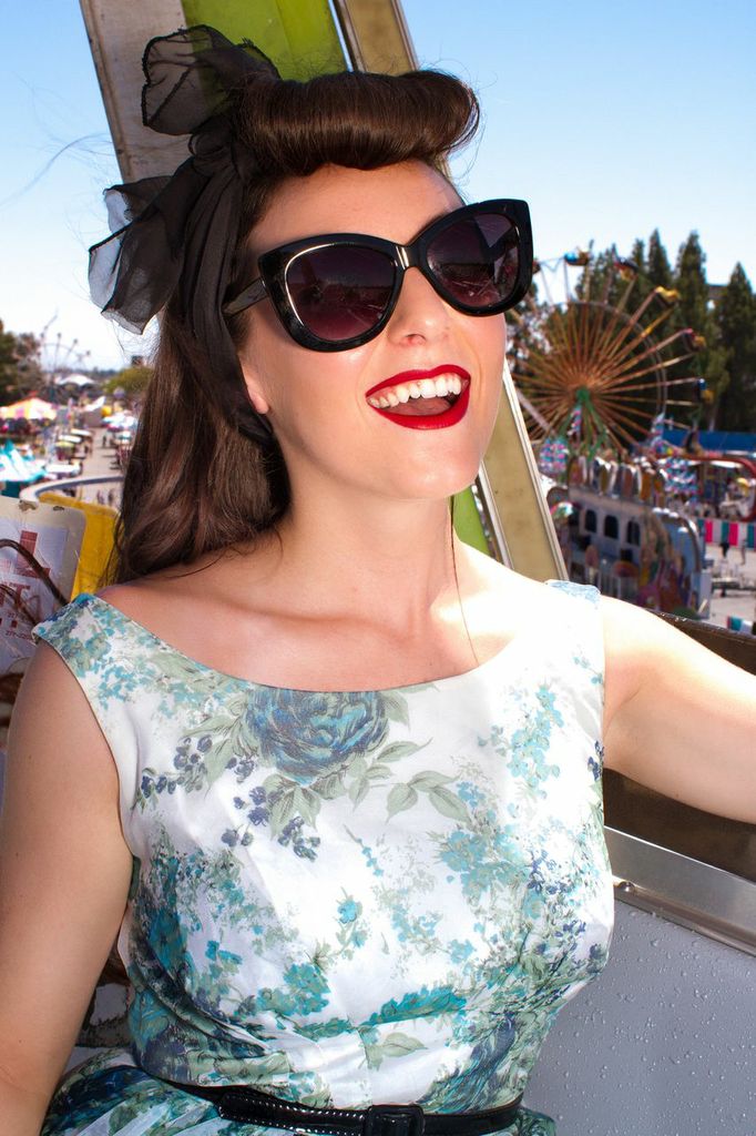 Female model photo shoot of Kourtney Clark in California State Fair