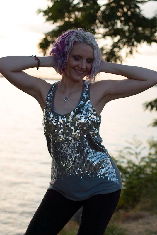 Female model photo shoot of MelissaWyatt in lake Overholser, OK