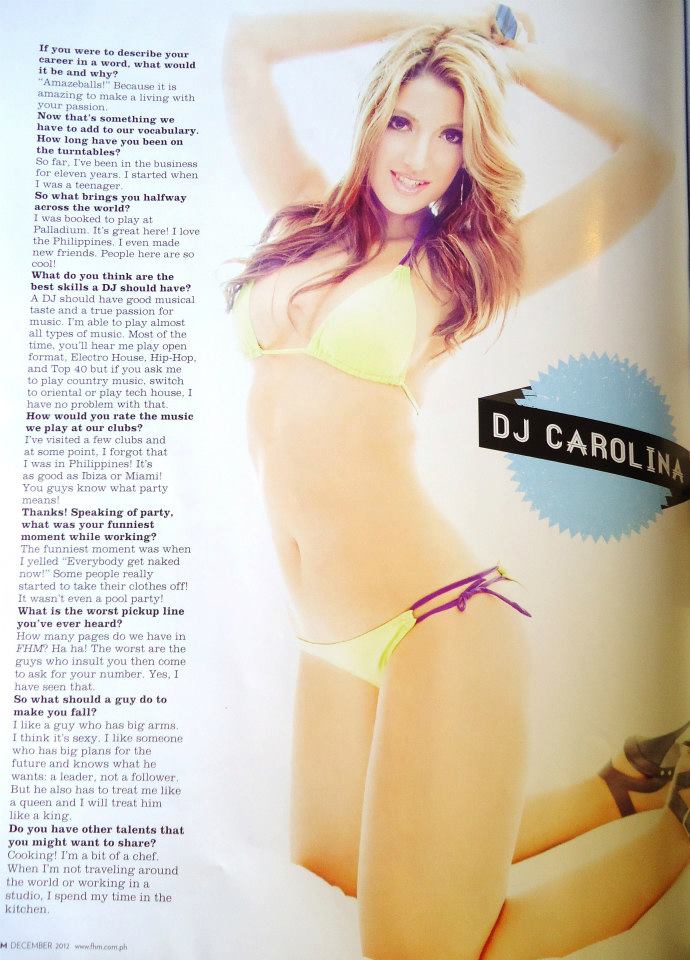 Female model photo shoot of Carolina Cartell DJ in Manilla