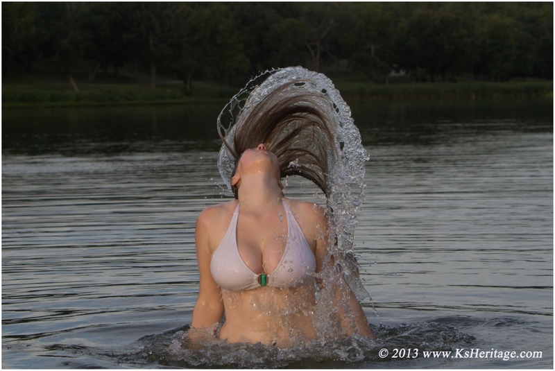 Female model photo shoot of Christa Hirsch by KsHeritage in LoneStar Lake