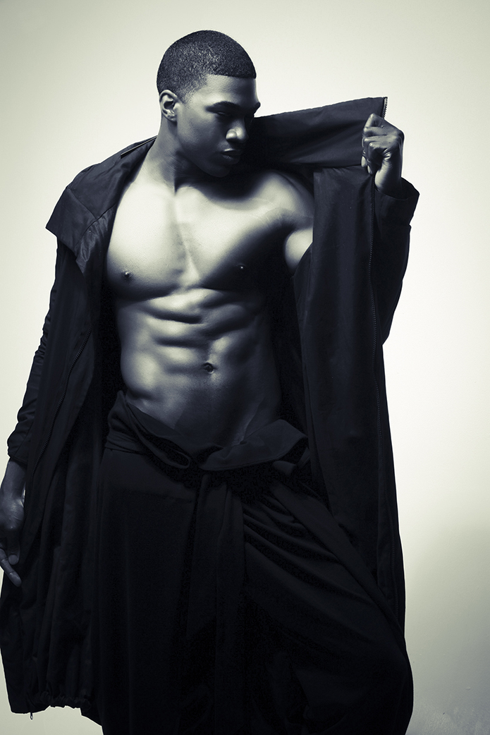 Male model photo shoot of Teraj by The Seth London Studio in New York, New York, wardrobe styled by Sequine Lee