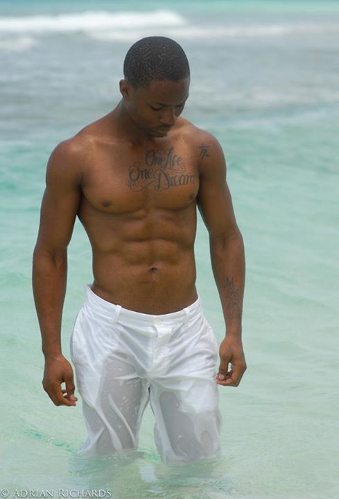 Male model photo shoot of flloyd in taken in Barbados