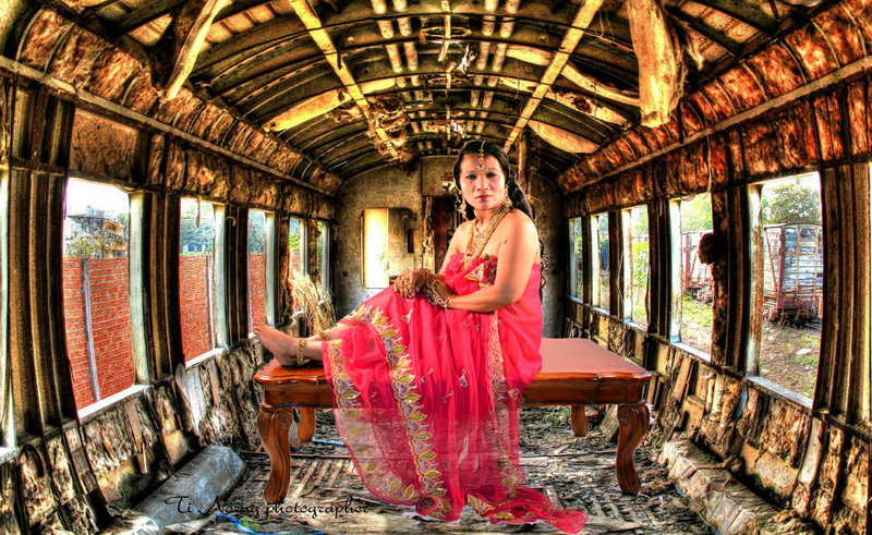 Female model photo shoot of Ti Oakva Art Creation 