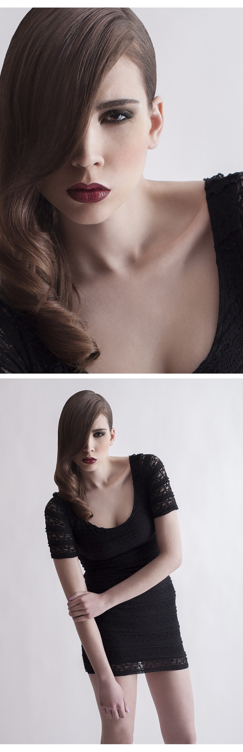 Female model photo shoot of Esin Ugur and KristenAnna by Dobrin in New York&Turkey, makeup by Miho Ishida