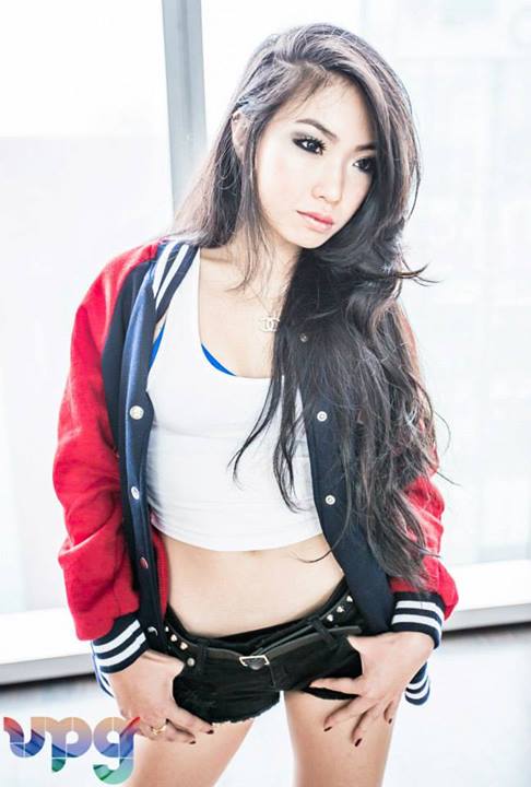 Female model photo shoot of Audrey Goh Li Yi in Recognize Studio