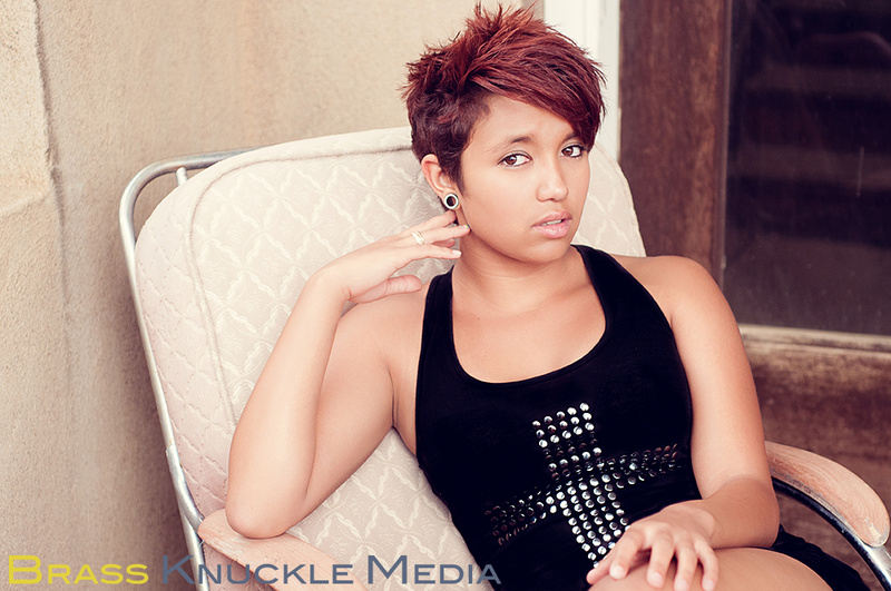 Female model photo shoot of Brass Knuckle Media