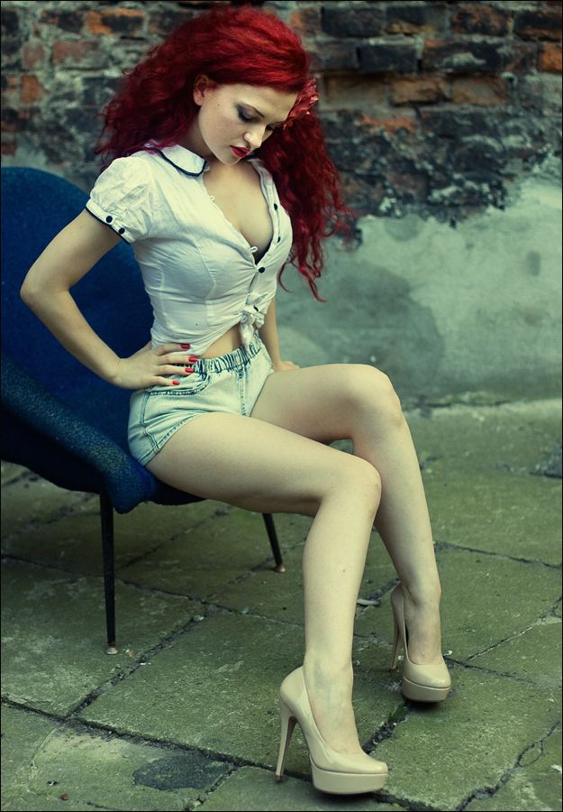 Female model photo shoot of FoxyCherryRome in Poland