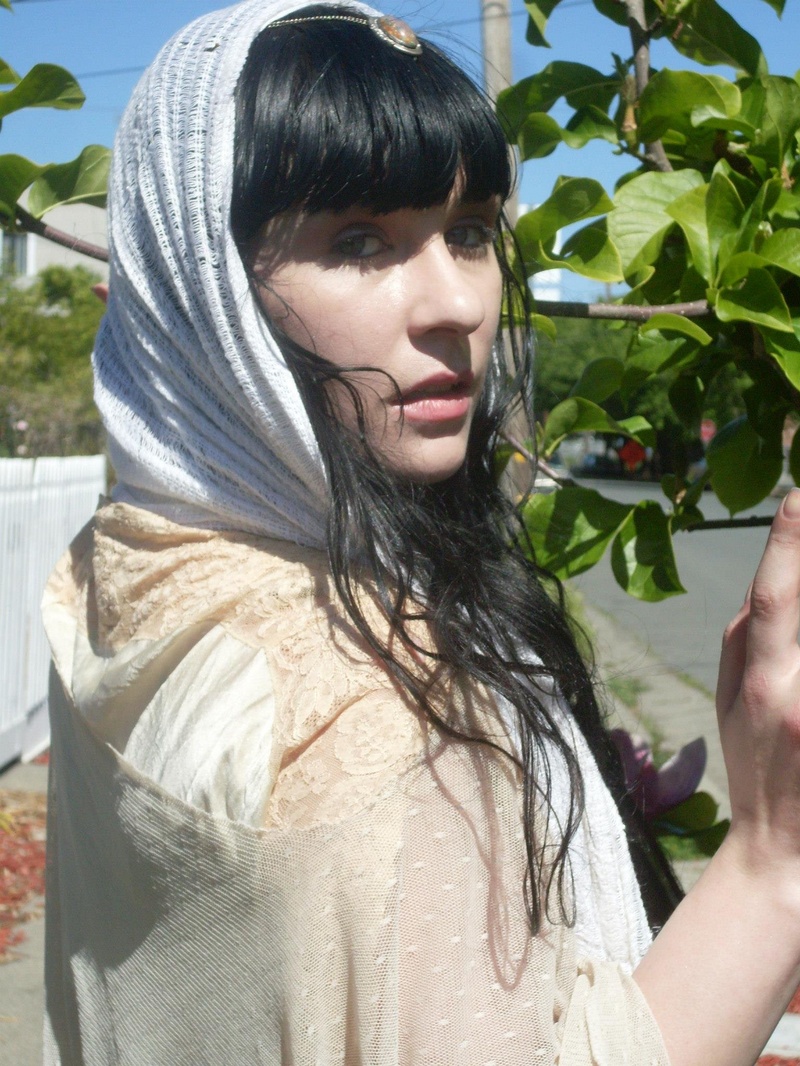 Female model photo shoot of arienette marie smythe in historical gardens