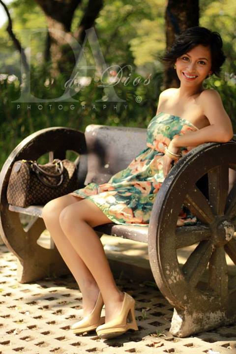 Female model photo shoot of Mau Canas in Quezon City Memorial Circle