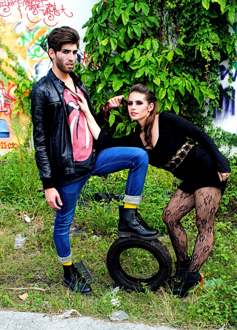 Female and Male model photo shoot of Cynthia Rayn and Rgonzz